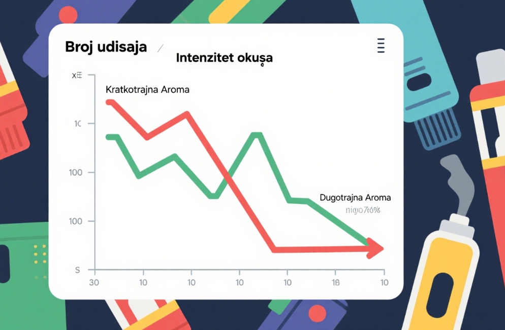 Trajanje Arome u E-tekućinama: Ključni Čimbenik Zadovoljstva Korisnika